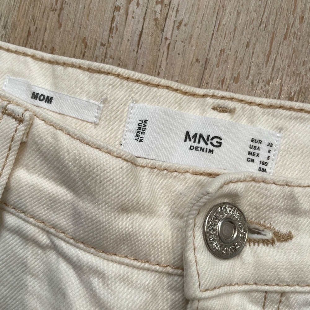 Mango High Rise Mom Jeans - Picture 3 of 4
